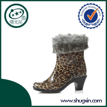 atacado botas de chuva de salto alto em PVC